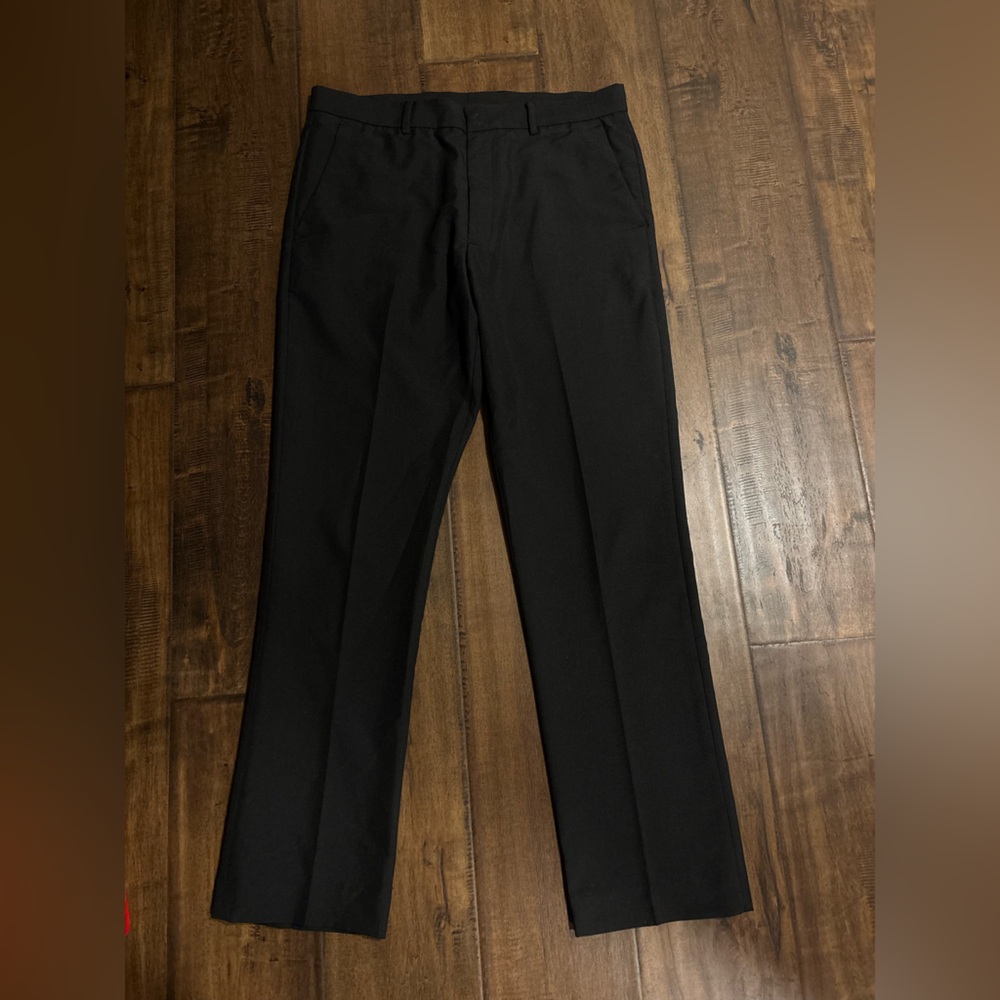 Men’s Classic Black Perry Ellis Dress Pants - Picture 2 of 6